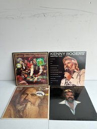 Lot Of 4 Vinyl Records: Kenny Rogers