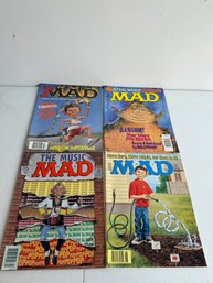 Lot Of 4 Mad Magazines