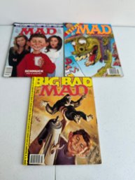 Lot Of 3 Mad Magazines