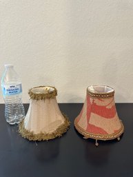 2 Small Lamp Shades