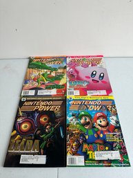 Lot Of 4 Vintage Nintendo Power Magazines