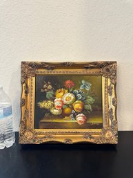 Framed Still Life Flowers