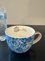 Vintage Lilly Pulitzer Floral Coffee Tea Mug