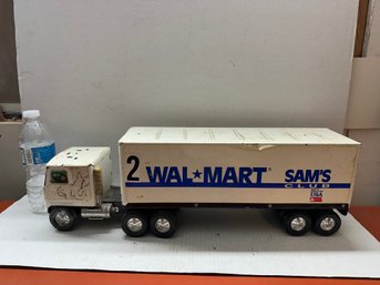 Vintage Nylint Pressed Steel Walmart Semi Truck
