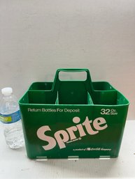 Sprite Vintage Plastic Bottle Carrier For 6 Glass Bottle