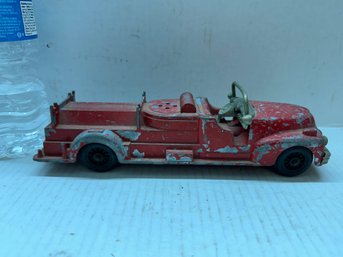 Vintage Toy Car - 1950s Cast Metal Car - Hubley Fire TrucK
