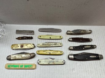 Lot Of Assorted Vintage Pocket Knives