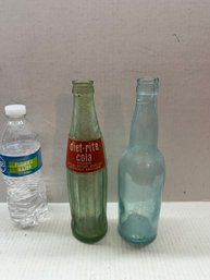 Pair Of Glass Bottles