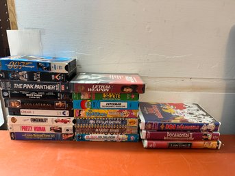 Lot Of Assorted VHS Movies