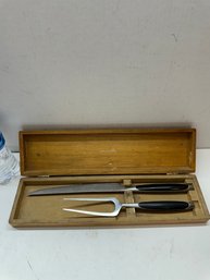 Lauffer Carvingware, Mid Century Carving Set