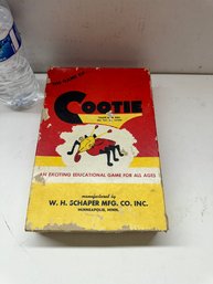 The Game Of Cootie Vintage 1940s Board Game Schaper Mfg Co