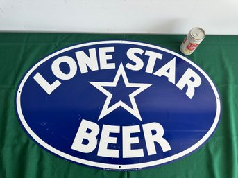 Lone Star Beer Plastic 1992 Sign