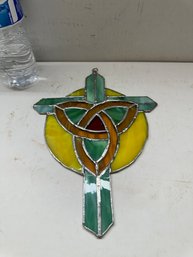 Stained Glass  Celtic Cross