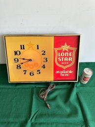 Vintage Lone Star Beer Clock