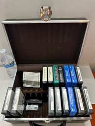 Assorted 8-tracks In Carry Case