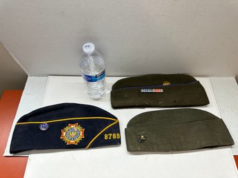 Vintage Veterans Of Foreign Wars VFW & ARMY CAPS