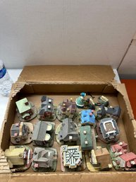 Large Lot Of International Resourcing Services Liberty Falls Village Miniatures