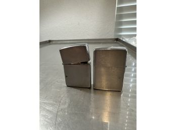 Lot Of Two Zippo Lighters