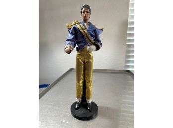 LJN Vintage Michael Jackson Doll Grammy Outfit W/ Glove & Stand King Of Pop