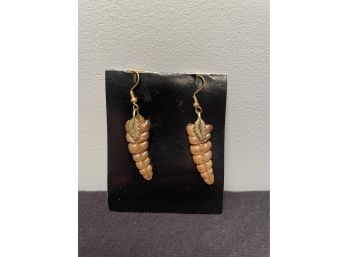 New Genuine Rattlesnake Rattle Earrings