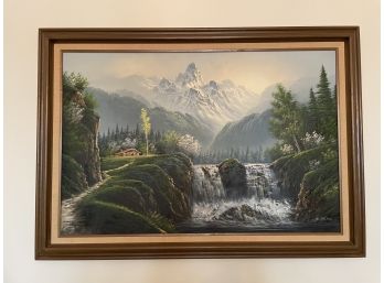 Original Art- Landscape Scene- Signed By L. Metos