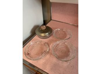 4pc Glass Lot