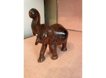 Hand Carved Wooden Elephant