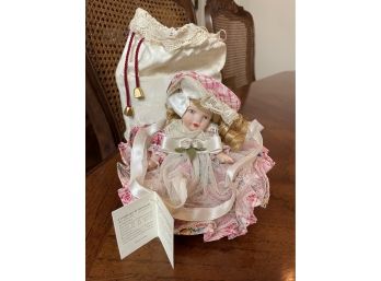 Italian Wedding Favor Doll W/certificate Of Guarantee With Bag