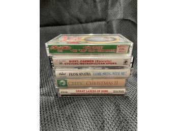 Lot Of 5 Cassette Tapes