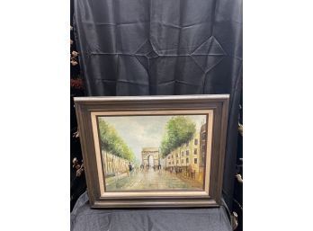 Signed Original Art Of Arc De Triomphe