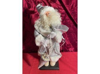 20in Tall Santa Claus Doll On Stand