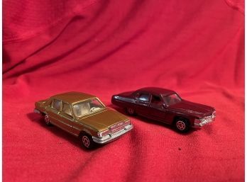 2 Vintage Yatming Cars 1/64 Scale