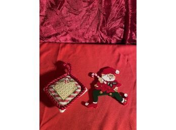 Christmas 2pc Decor Lot