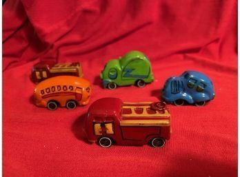 5 Vintage Hallmark Cards Cars Hong Kong 1/64 Scale