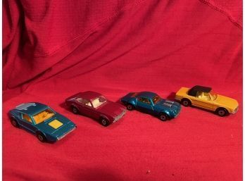 4 Vintage Matchbox Cars 1/64 Scale