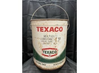 Vintage Texaco Oil 5 Gallon Drum Can Bucket