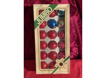 Vintage Pyramid Christmas Ornaments In Box