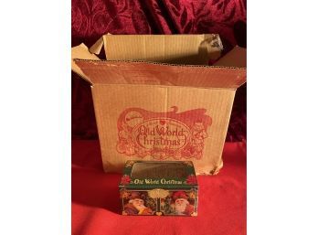 Box Full Of Old World Christmas Small Gift Cardboard Boxes