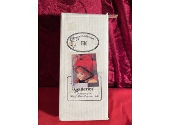 Treasury Collection Elf Porcelain Doll In Box