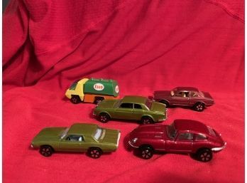 5 Vintage PlayArt Cars 1/64 Scale