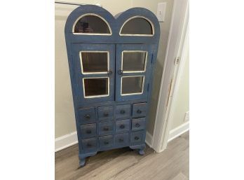 Cute Shabby Chic Solid Wood Apocothery Cabinet