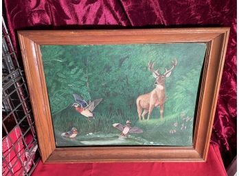 Original Art By O.M. Elliott Of Wildlife