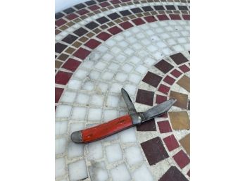 Hammer Brand Pocket Knife Red 2 Blade