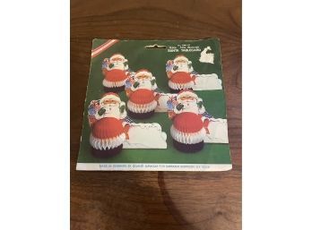 Vintage Santa Tablecards