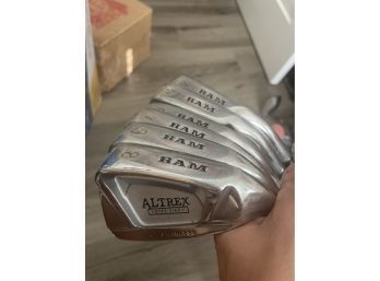 Mens Ram Altrex Golf Irons 4-9 Right Handed Graphite Shafts