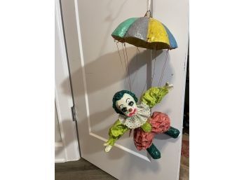 Hanging Paper Machete Clown