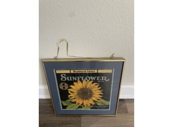 Framed Sunflower Print