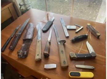 Lot Of Pocket Knives, Buck, Etc