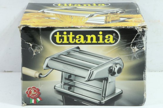 Titania Imperia Chrome Pasta Maker Roller Machine Italian Italy New
