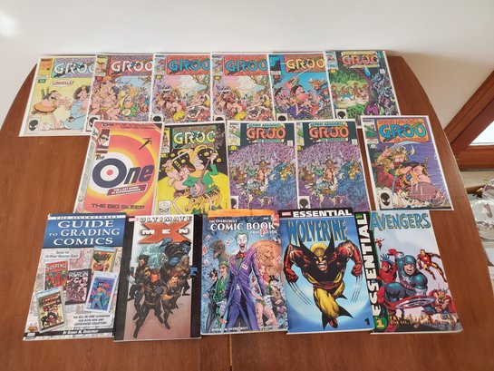 Group Of Marvel GROO Comic Books And Essential Comics